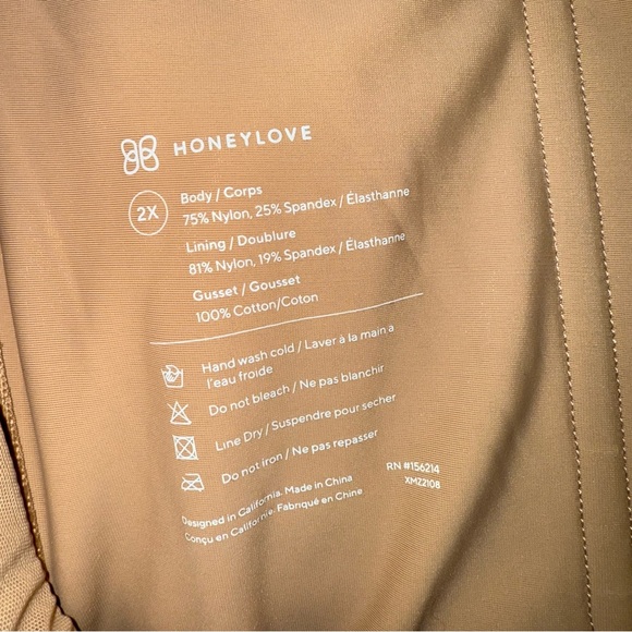 HoneyLove SuperPower‎ Short Size 2X NWT - Picture 6 of 7